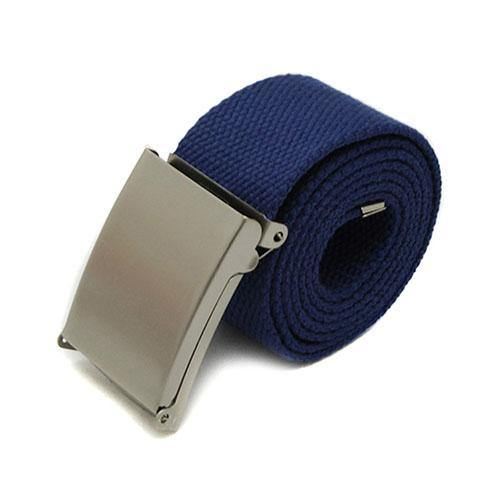 Mænd Dreng Unisex Lærred Metalspænde Plain Webbing Business Casual Bæltestrop