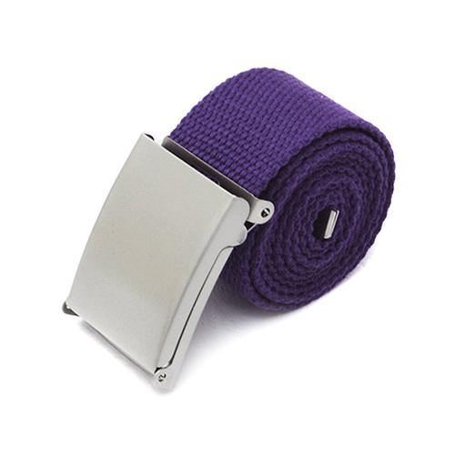Mænd Dreng Unisex Lærred Metalspænde Plain Webbing Business Casual Bæltestrop