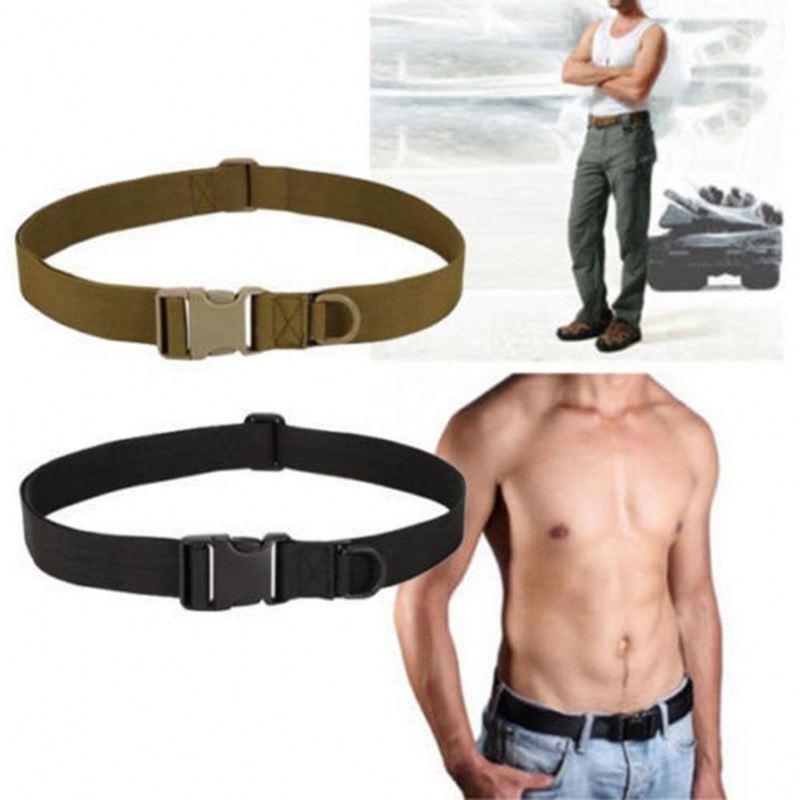 Mænd Justerbar Tactical Combat Webbæltespænde Taljebånd Military Rescue Rigger