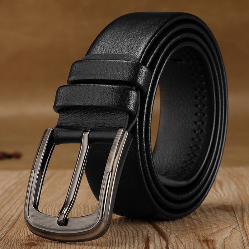 Mænd Pu-læder Slidbestandigt 120 cm Stiftspænde Retro Wild Casual Jeansdragter Bælte