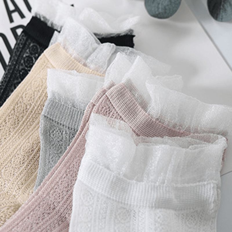 Åndbar Low Cut Sock Ultra-tynde Mesh Boat Socks