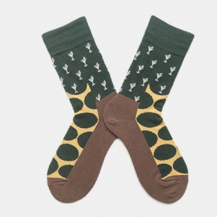Big Dot Socks Mænd Og Kvinder Det Samme Afsnit I Tube Personality Design Tide Socks