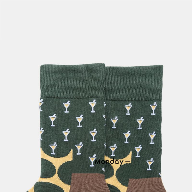 Big Dot Socks Mænd Og Kvinder Det Samme Afsnit I Tube Personality Design Tide Socks