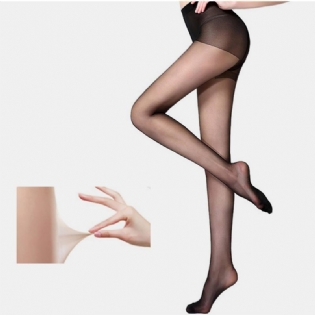Kvinder Nylon Åndbar Elastisk Tynd Forførende Anti-hook Leggings Silke Strømper Sokker