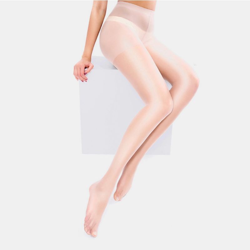 Kvinder Nylon Åndbar Elastisk Tynd Forførende Anti-hook Leggings Silke Strømper Sokker