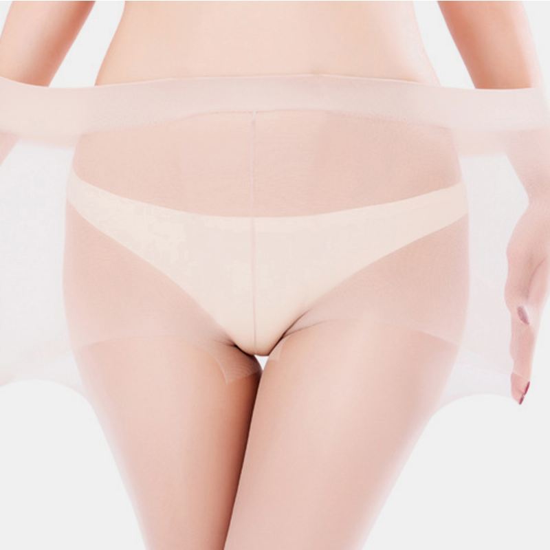 Kvinder Nylon Åndbar Elastisk Tynd Forførende Anti-hook Leggings Silke Strømper Sokker