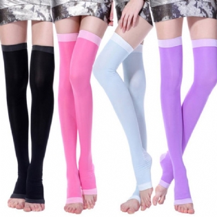 Kvinder Vinter Varm Vintage Spandex Gode Elastiske Silke Sokker