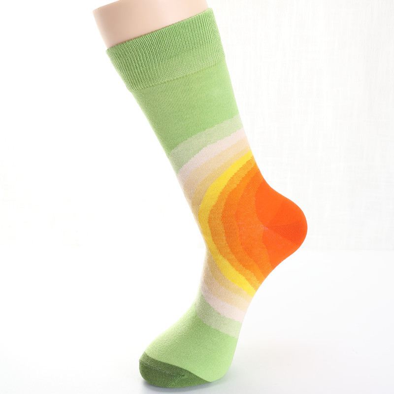 Mænd Dove Tulipaner Fugle Og Blomster Illustration Mode Socks