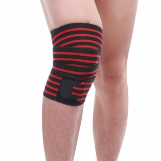 Mænd Kvinder 1 Stk Sports Fitness Elastisk Knæbeskytter Stripe Bred Skygge Albuebeskytter