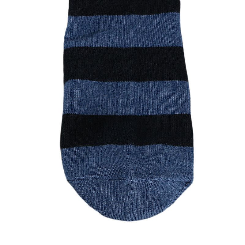 Mænd Stripe Combed Bomuld Kort Athletic Sokker